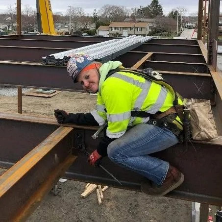 Members of the RI Women in the Trades community on a job site